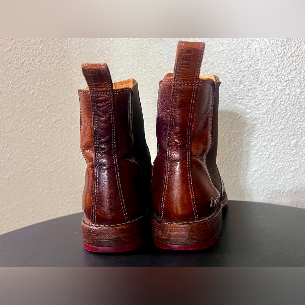 BED|STU Nandi Rustic Brown Leather Chelsea Boots Winter Outdoor Quality Classic - Picture 9 of 16